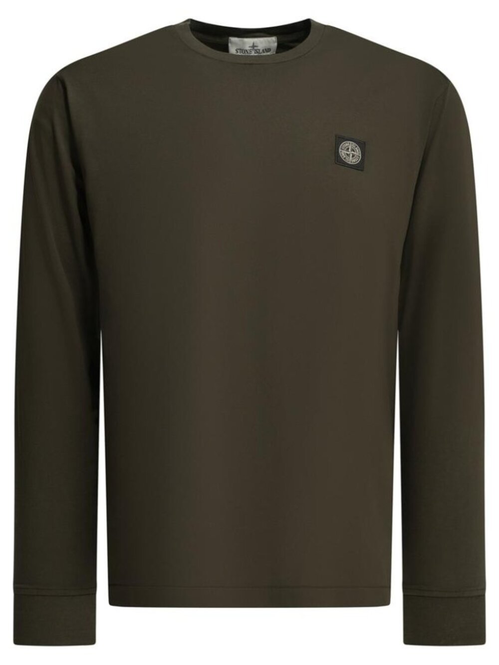 Stone Island Crewneck T-Shirt With Logo Tag Size M Men